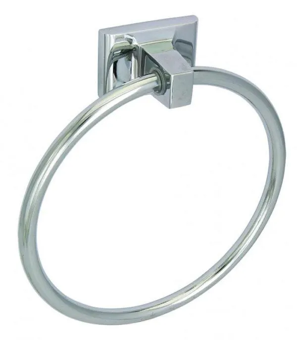 Toallero De Argolla Para Baño Con Acabado Cromo Marca DICA 5002