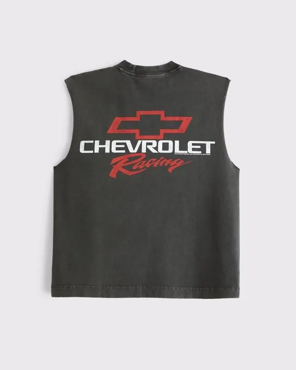 Premium Heavyweight Cropped Chevrolet Tank