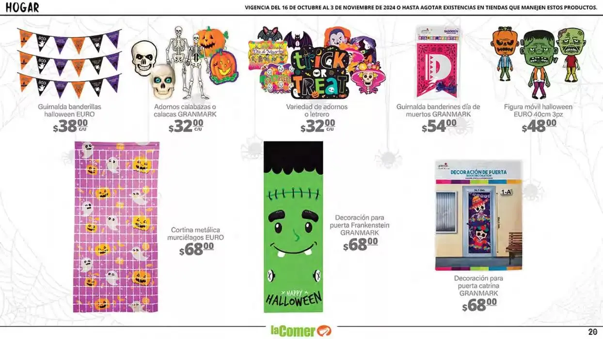 Catálogo de HALLOWEEN LA COMER 16 de octubre al 3 de noviembre 2024 - Pagina 20