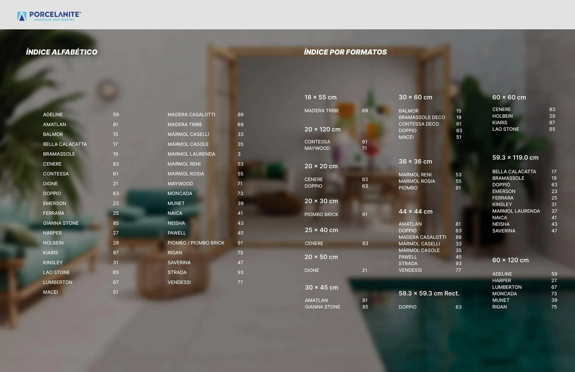 Catálogo de Catálogo Porcelanite 12 de enero al 31 de diciembre 2026 - Pagina 6