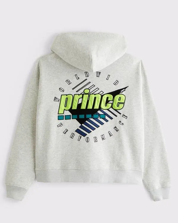 Prince Tennis Cropped Full-Zip Hoodie