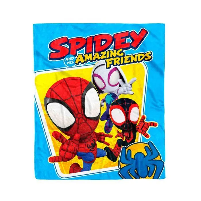 COBERTOR FRAZADA SPIDER-MAN FRIENDS