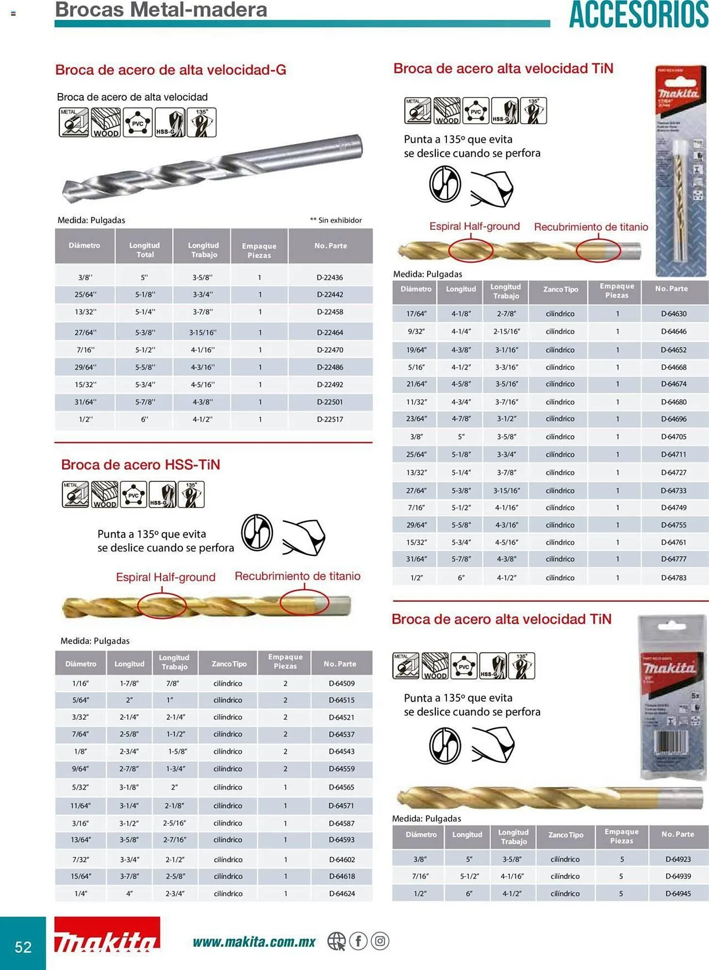Catálogo de Catálogo Makita 8 de julio al 31 de diciembre 2025 - Pagina 52