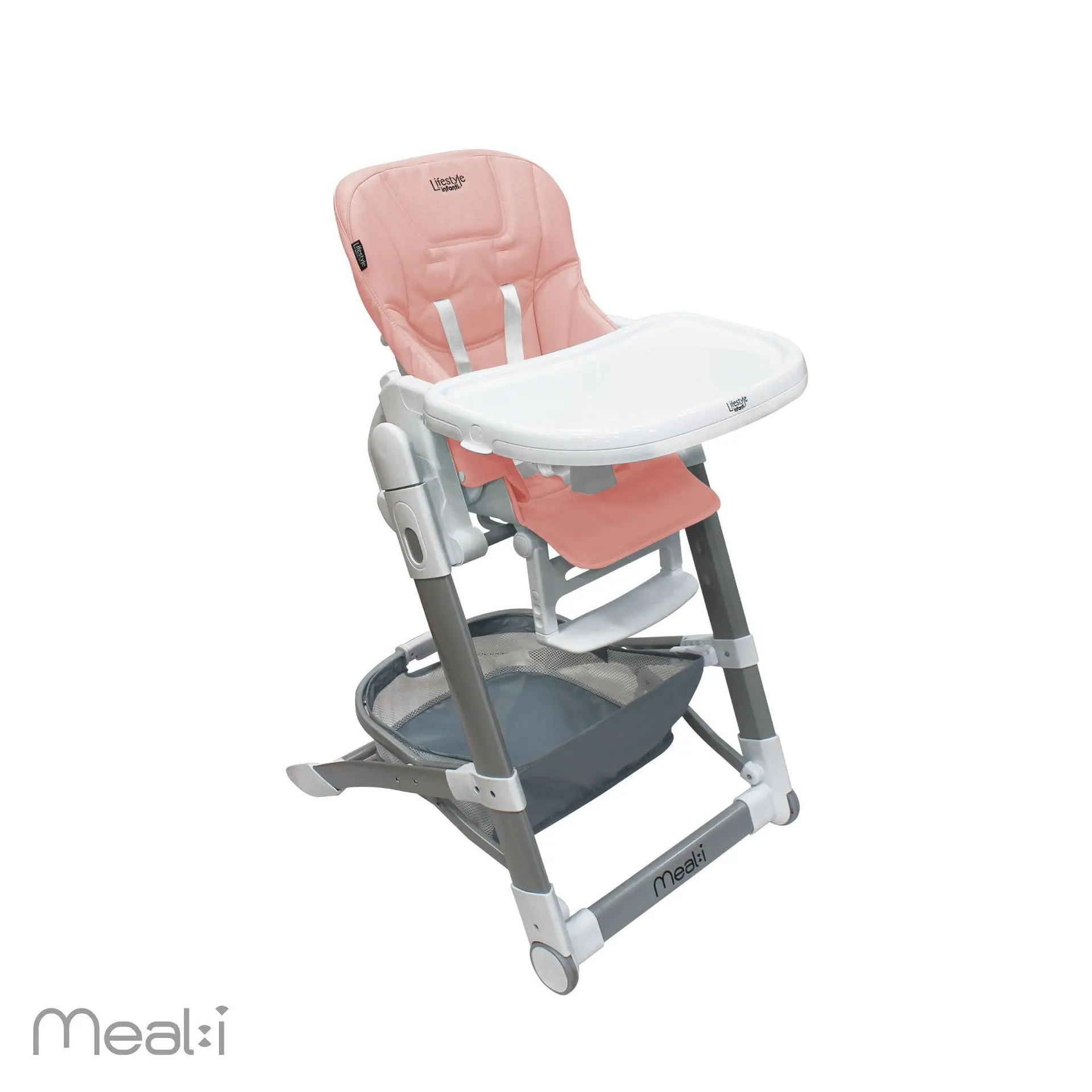 Silla Periquera Para Comer Ajustable Y Charola Desmontable