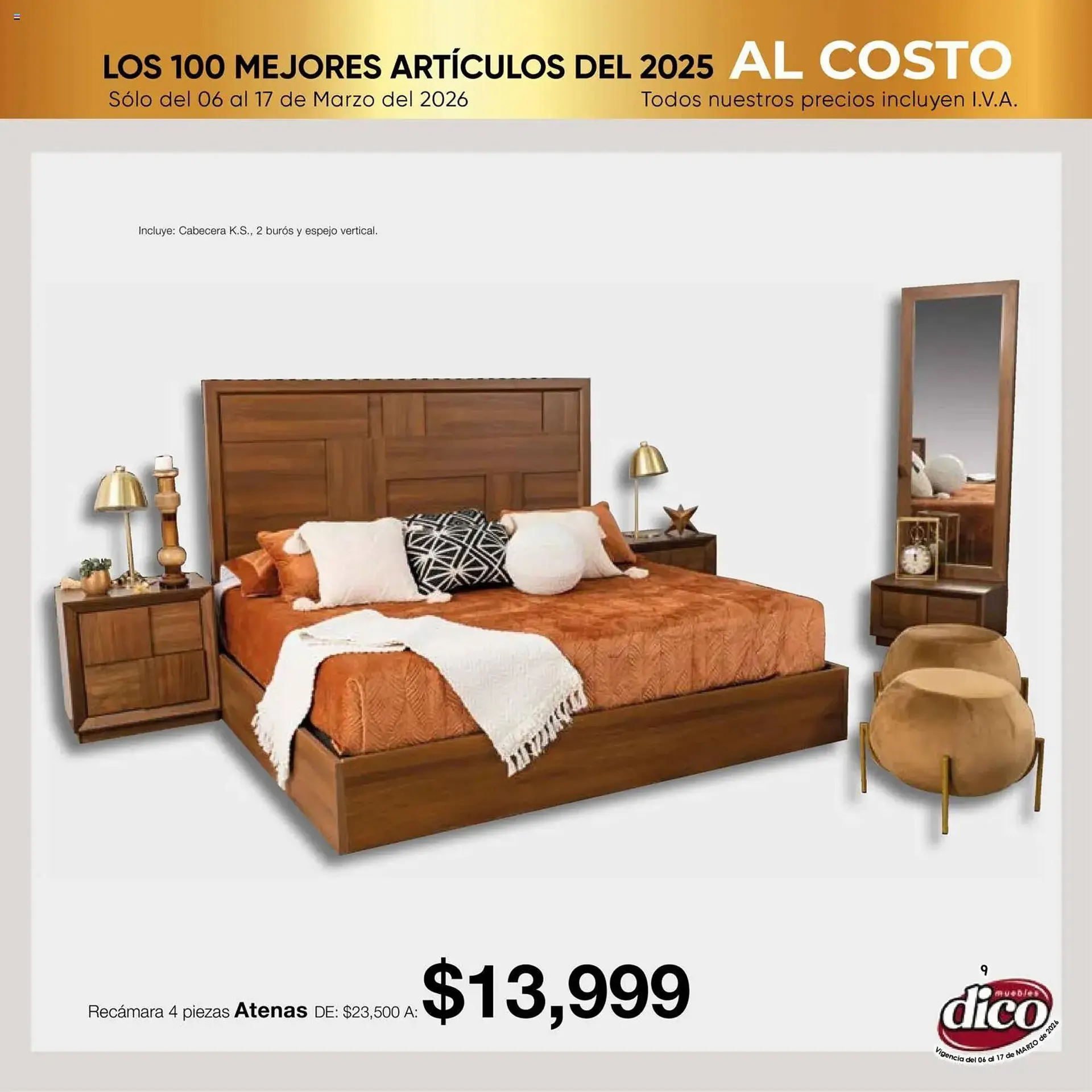Catálogo de Catálogo Muebles Dico 6 de marzo al 18 de marzo 2026 - Pagina 9