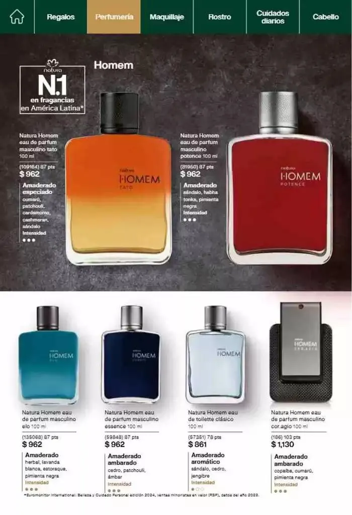 Catálogo de Revista Natura Ciclo 18 2024 8 de noviembre al 8 de diciembre 2024 - Pagina 40