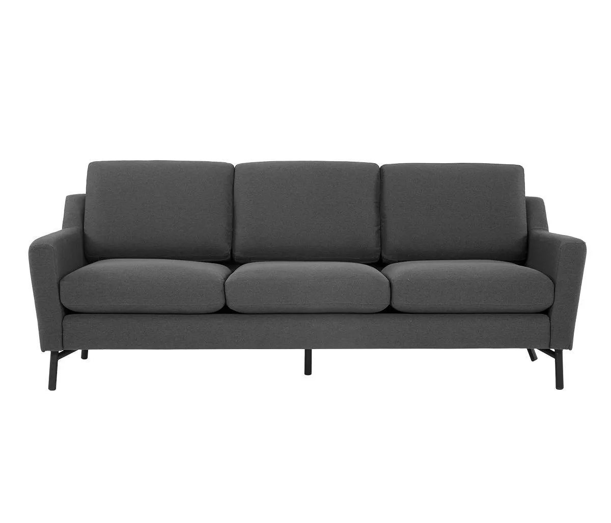 Sofá 3 cuerpos Brooklyn - Gris oscuro