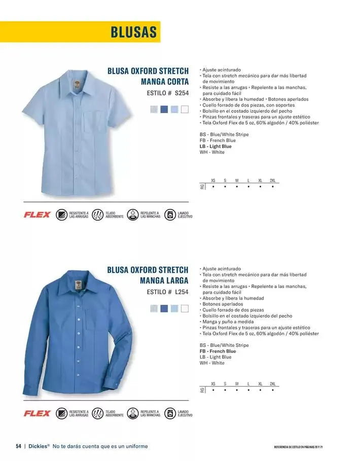 Catálogo de B2B Dickies Catalog 23 de octubre al 30 de abril 2025 - Pagina 54