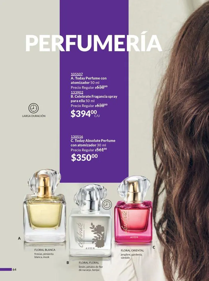 Catálogo de Avon COSMÉTICOS C09 17 de abril al 22 de mayo 2024 - Pagina 64