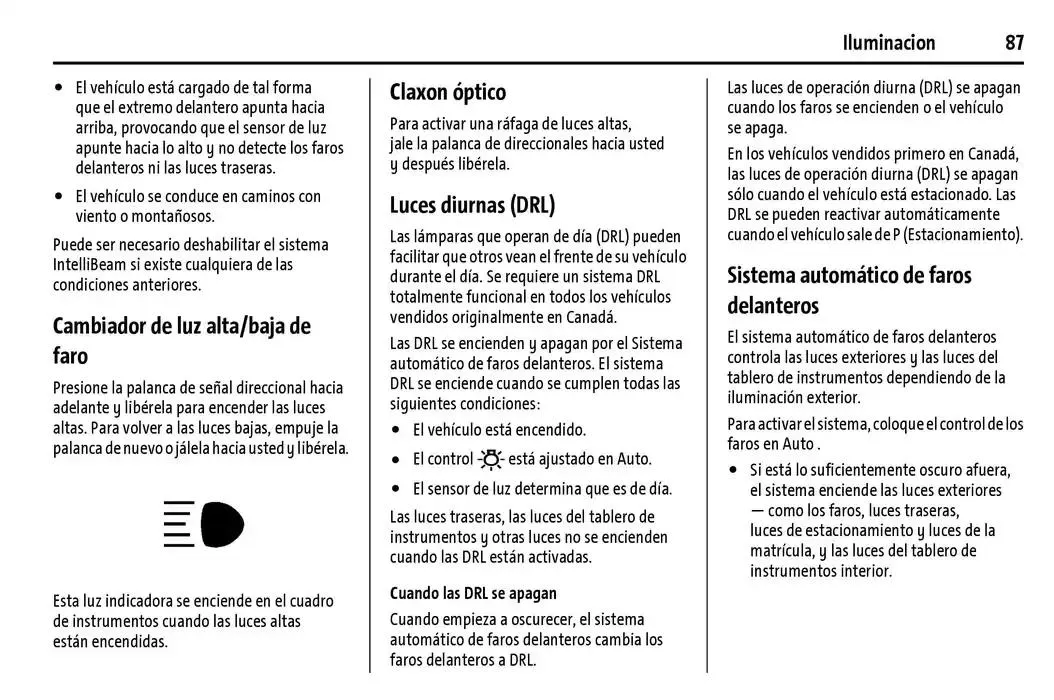Catálogo de BrightDrop 400 Y BrightDrop 600 Manual del propietario 22 de enero al 31 de diciembre 2025 - Pagina 88
