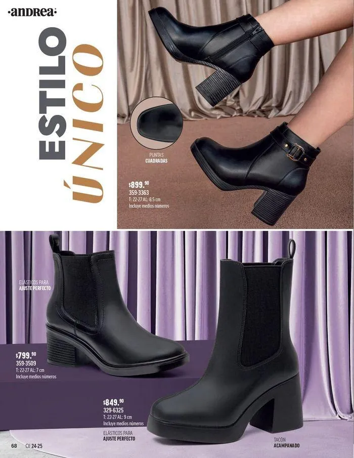 Catálogo de ANDREA - CALZADO DAMA 26 de agosto al 25 de enero 2025 - Pagina 164