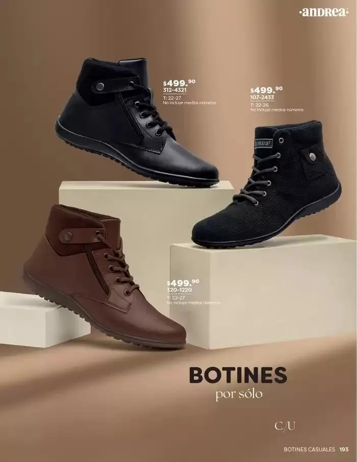 Catálogo de ANDREA | CALZADO DAMA 26 de enero al 24 de mayo 2025 - Pagina 193