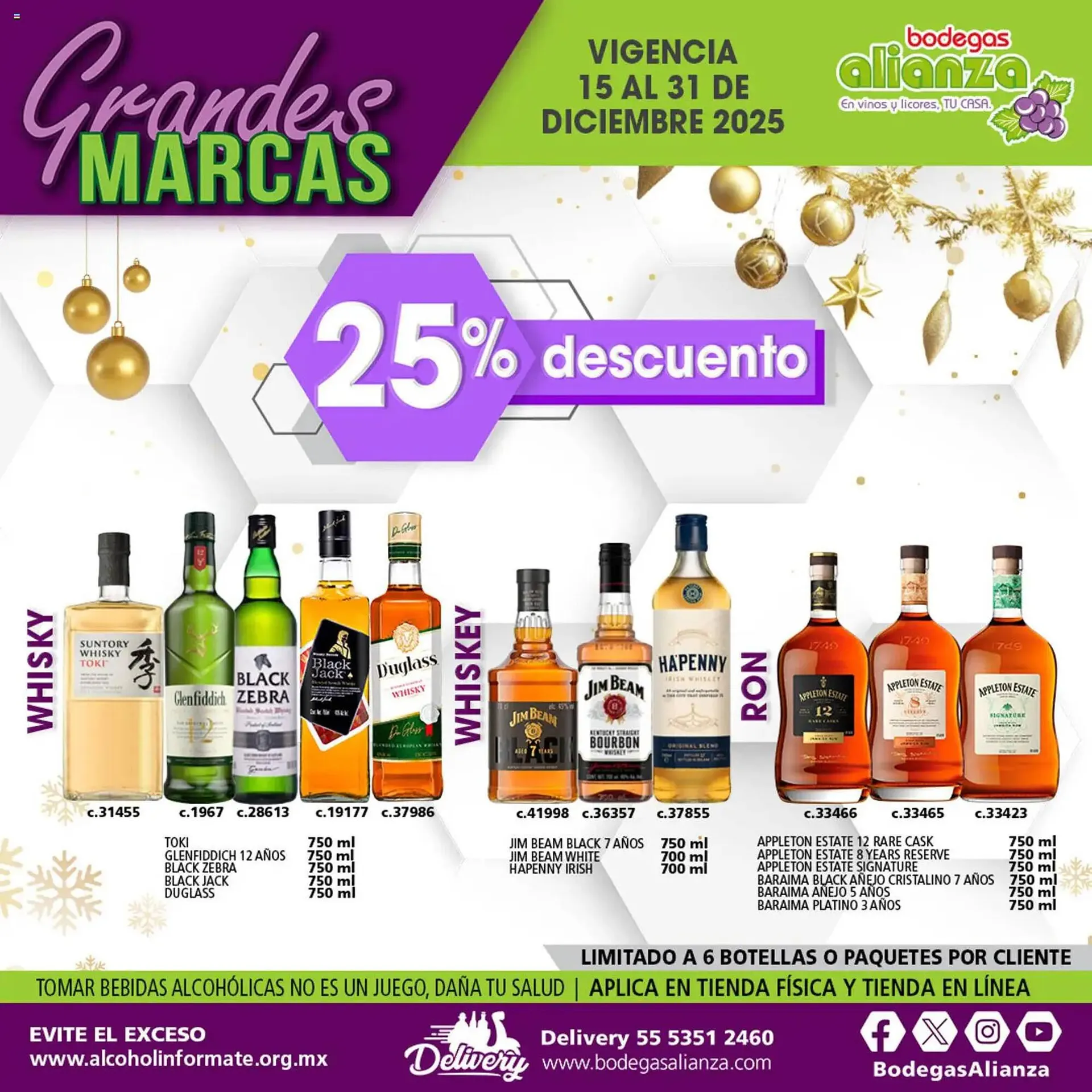 Catálogo de Folleto Bodegas Alianza 16 de diciembre al 31 de diciembre 2025 - Pagina 6