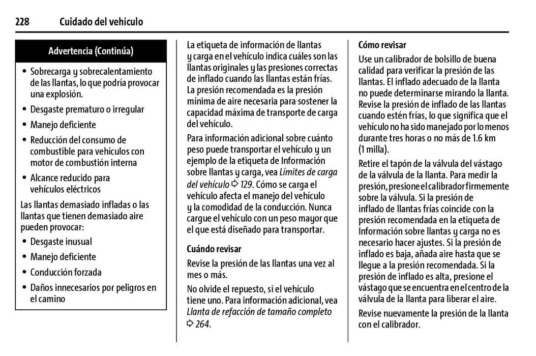 Catálogo de BrightDrop 400 Y BrightDrop 600 Manual del propietario 22 de enero al 31 de diciembre 2025 - Pagina 229