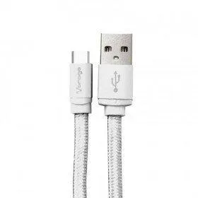 Cable Usb Tipo C Vorago Cab-123 Carga Rapida 1M Blanco