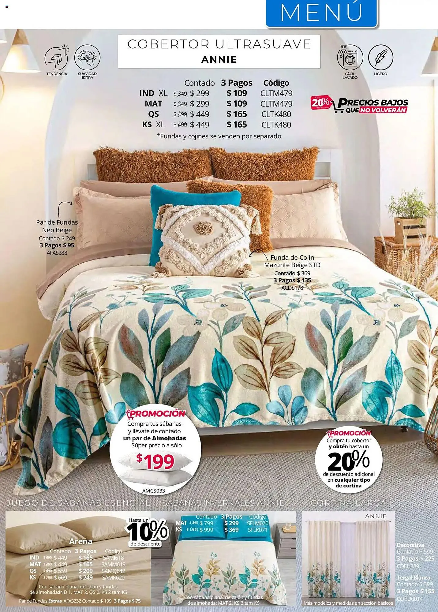 Catálogo de Catálogo Colchas Concord 1 de mayo al 1 de agosto 2026 - Pagina 236
