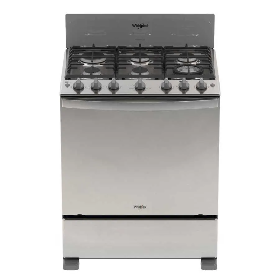 Estufa de gas 30 pulgadas Xpert Air Fry Cooking con puerta acabado espejo