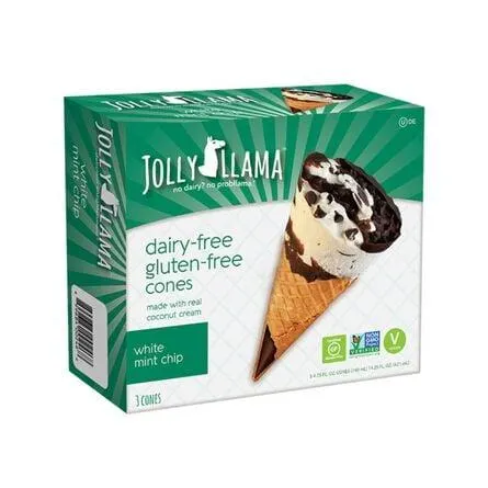 Helado Kosher Cono Menta y Chispas de Chocolate