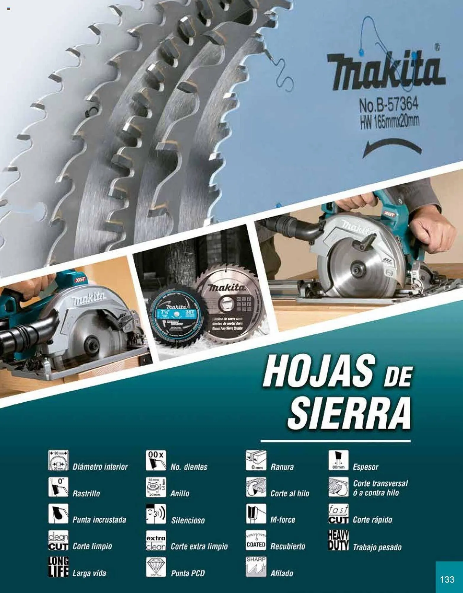 Catálogo de Catálogo Makita 8 de julio al 31 de diciembre 2025 - Pagina 133