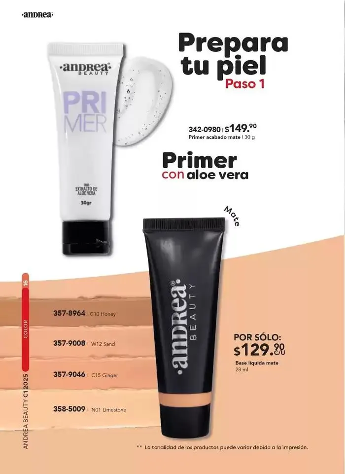 Catálogo de ANDREA | BELLEZA INTEGRAL DAMA 26 de enero al 22 de marzo 2025 - Pagina 16