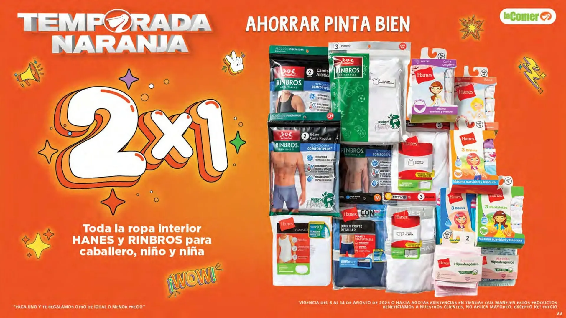 Catálogo de Catálogo La Comer 6 de agosto al 14 de agosto 2025 - Pagina 22