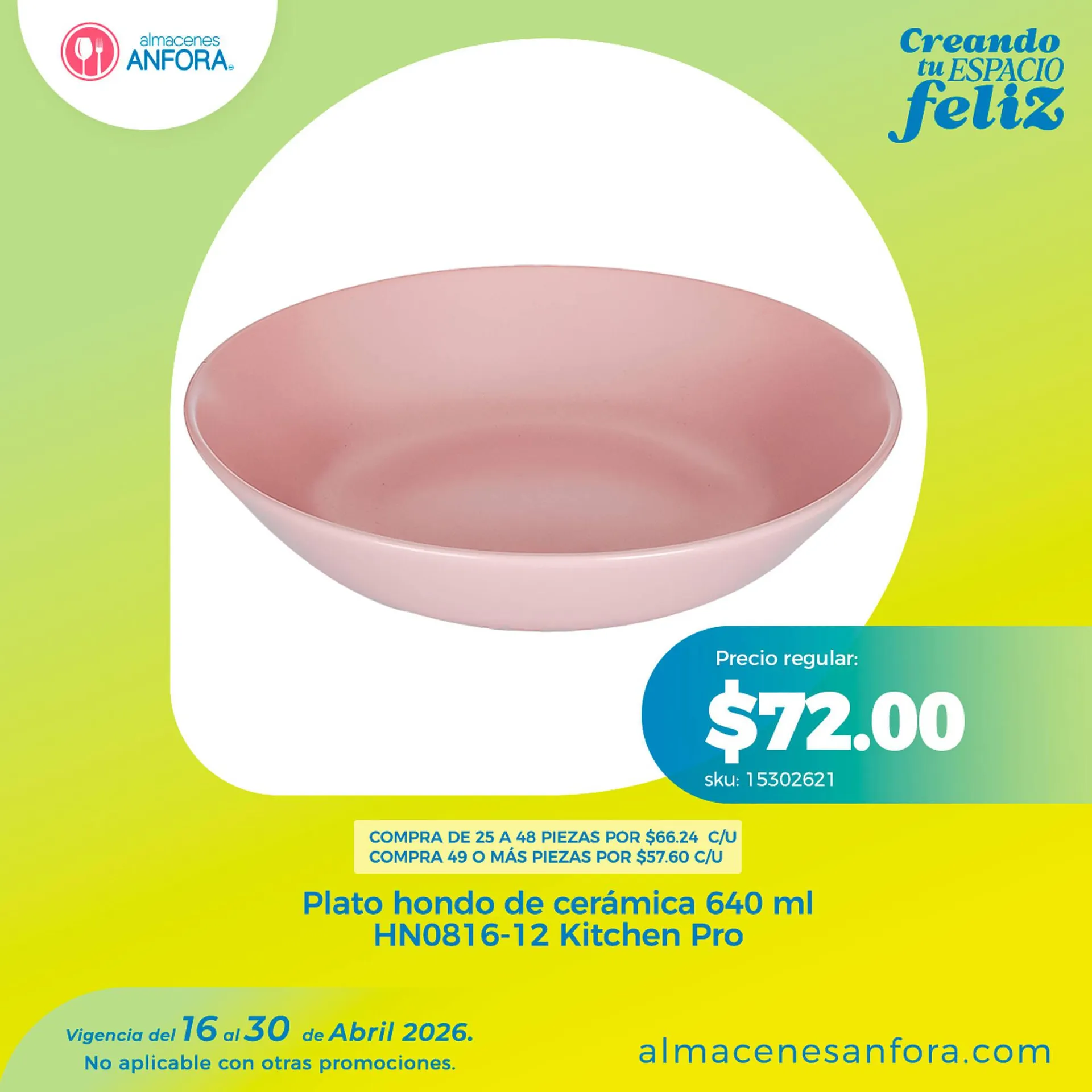 Catálogo de Catálogo Almacenes Anfora 16 de abril al 30 de abril 2026 - Pagina 1