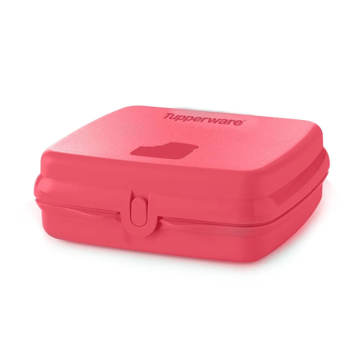 Porta sandwich Tupperware cuadrilunch rojo