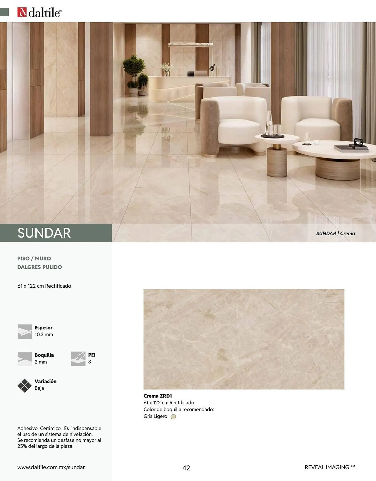 Catálogo de Catálogo Daltile 13 de enero al 31 de diciembre 2026 - Pagina 42