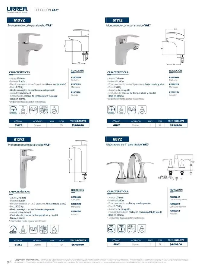 Catálogo de Catálogo Residencial 2025 28 de febrero al 28 de febrero 2026 - Pagina 104