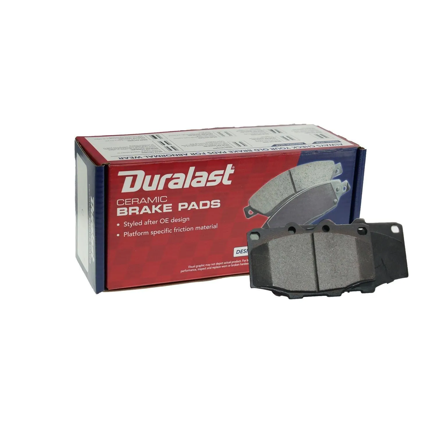 Juego de Balatas de Disco Semi-Metalicas Duralast MKD137