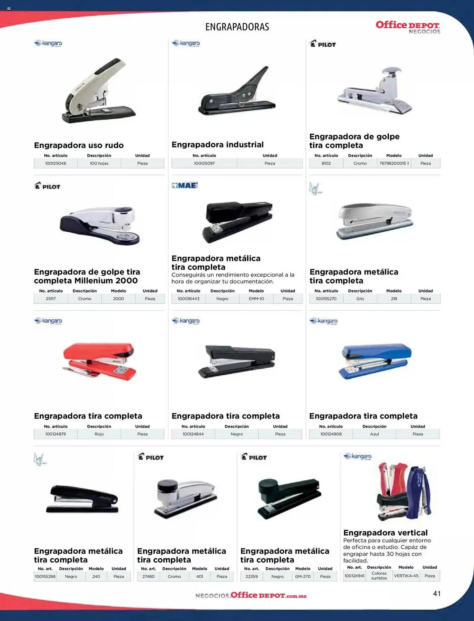 Catálogo de Catálogo Office Depot 9 de enero al 31 de diciembre 2025 - Pagina 43