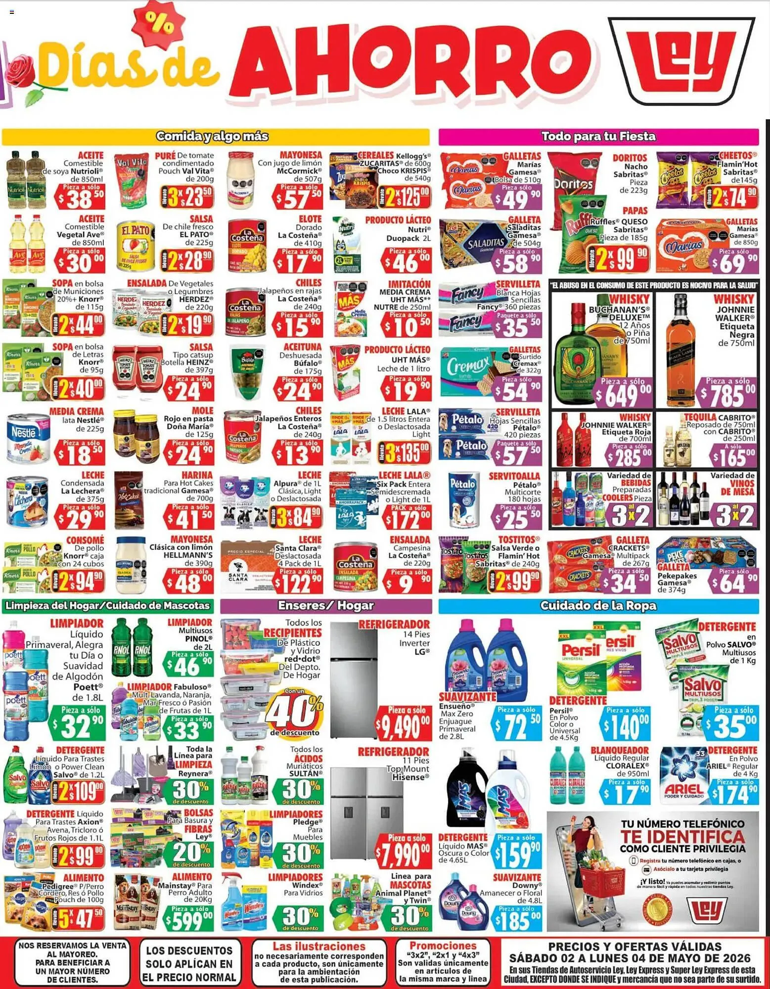 Catálogo de Folleto Casa Ley 2 de mayo al 5 de mayo 2026 - Pagina 4