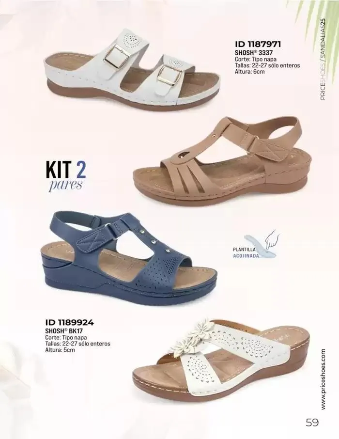 Catálogo de SANDALIAS | KITS | 2025 | 1E 1 de enero al 31 de diciembre 2025 - Pagina 59