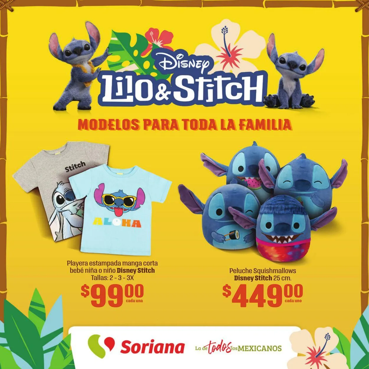 Catálogo de Soriana - Especial Lilo & Stitch Híper Nacional Oferta actual 24 de abril al 21 de mayo 2025 - Pagina 1