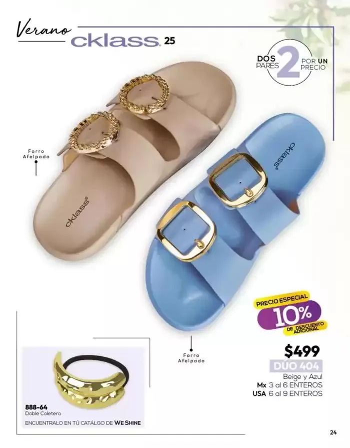 Catálogo de Catálogo Cklass Calzado Novedades de Verano 2025 México 28 de marzo al 27 de abril 2025 - Pagina 25