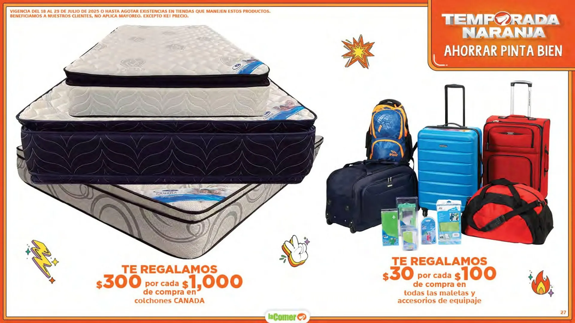 Catálogo de Catálogo La Comer 18 de julio al 29 de julio 2025 - Pagina 27