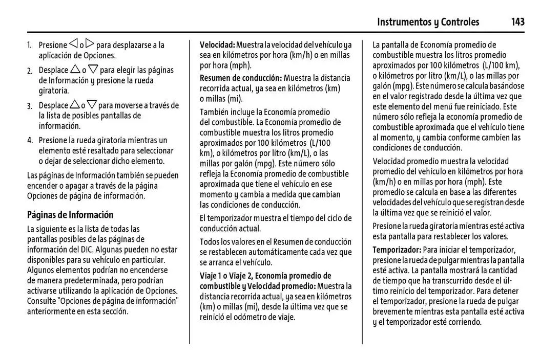 Catálogo de Cheyenne 2025 Manual del propietario 22 de enero al 31 de diciembre 2025 - Pagina 144