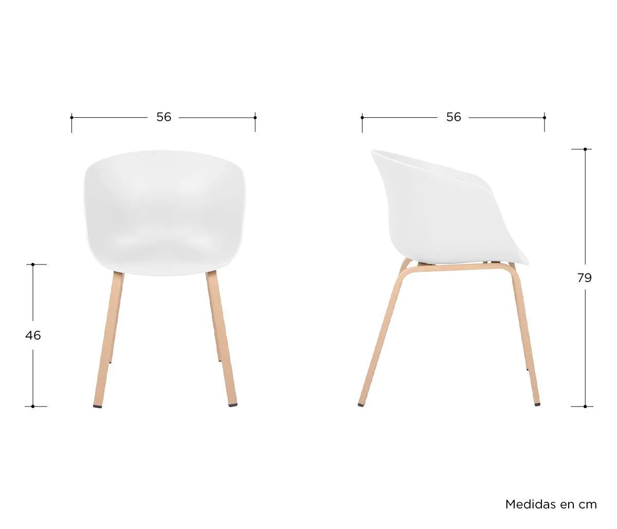 Silla Petraco - Blanco