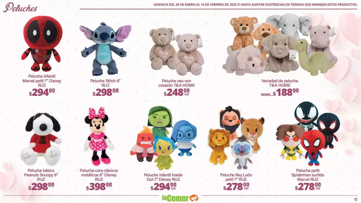 Catálogo de La Comer especial San Valentín 29 de enero al 14 de febrero 2025 - Pagina 17