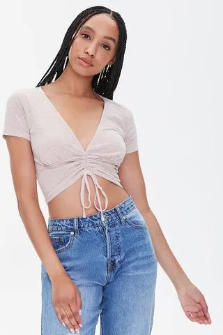 BLUSA MANGA CORTA JARETA EN MEDIO