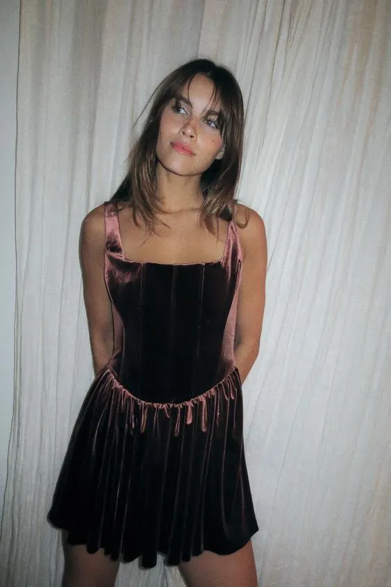 VESTIDO CORSETERO FRUNCES