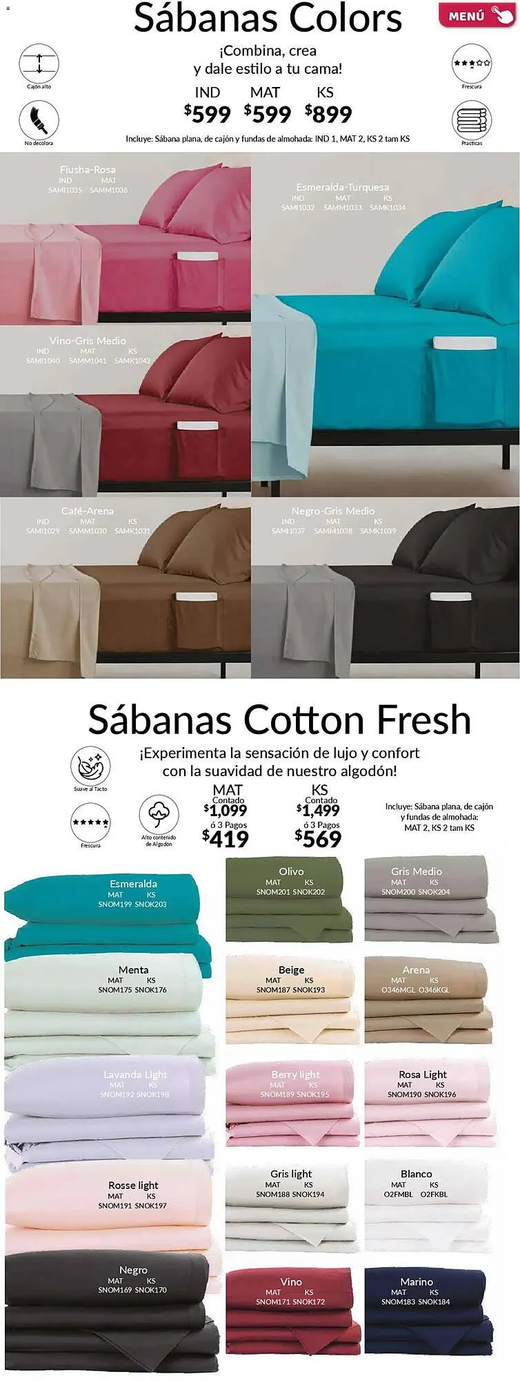Catálogo de Catálogo Colchas Concord 1 de febrero al 2 de mayo 2026 - Pagina 94