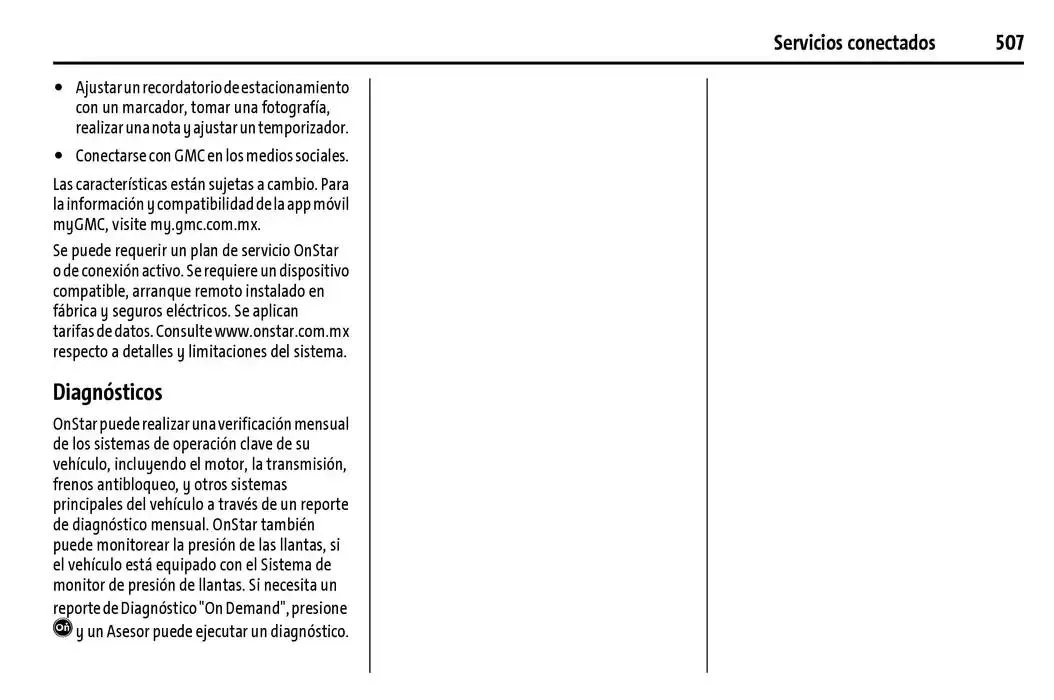 Catálogo de Cheyenne 2025 Manual del propietario 22 de enero al 31 de diciembre 2025 - Pagina 508