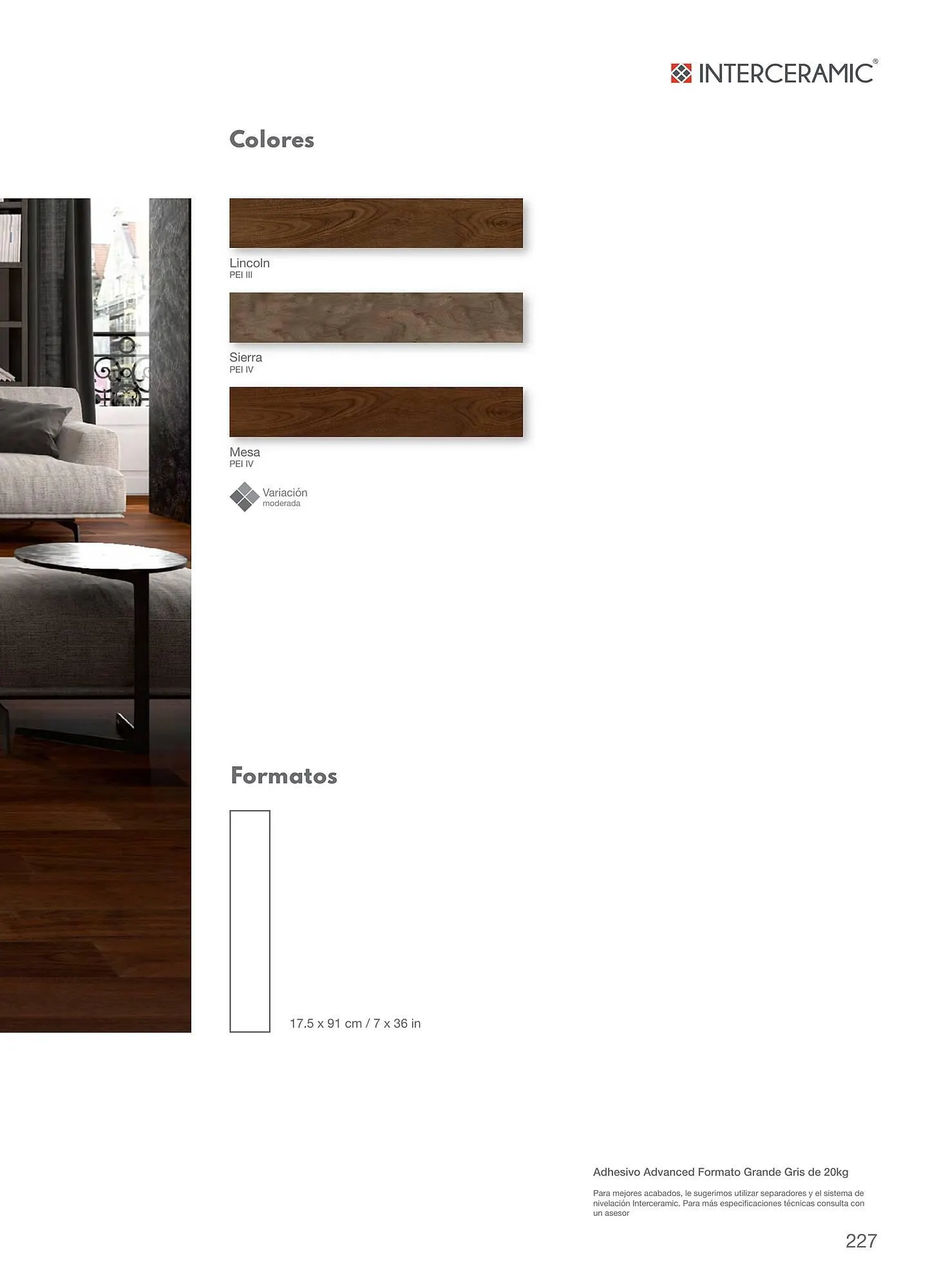 Catálogo de Catálogo Interceramic 12 de marzo al 31 de diciembre 2024 - Pagina 227