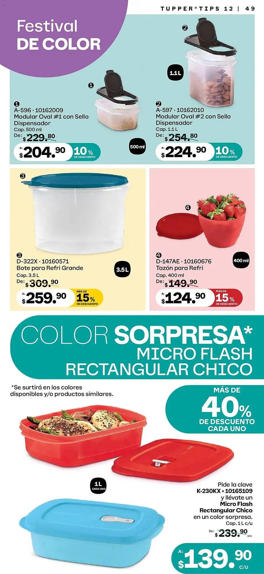 Catálogo de Catálogo Tupperware 3 de noviembre al 1 de diciembre 2025 - Pagina 49