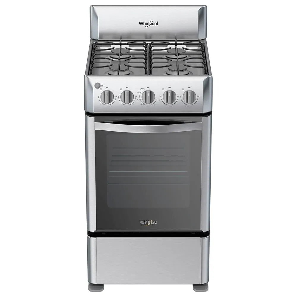 Estufa de Gas Al Piso 20" con 4 quemadores Gris