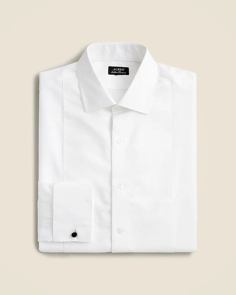 Ludlow premium fine cotton tuxedo shirt