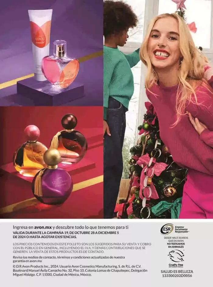 Catálogo de Avon COSMÉTICOS C19 28 de octubre al 5 de diciembre 2024 - Pagina 2