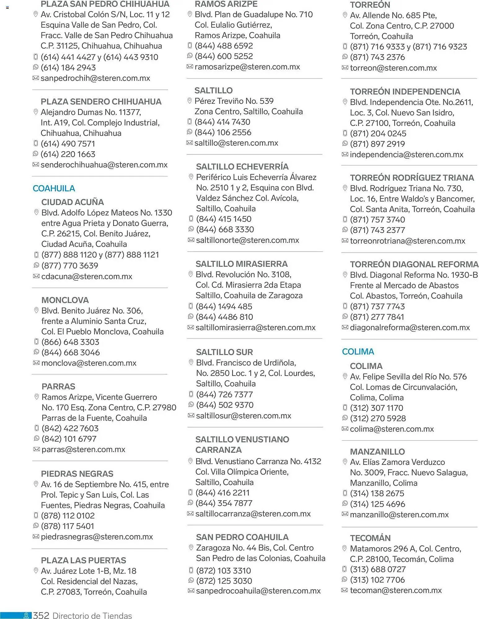 Catálogo de Catálogo Steren 1 de enero al 1 de enero 2027 - Pagina 364