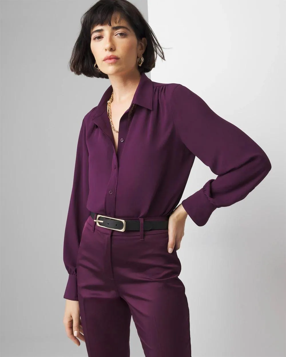 Soft Shirt with Piping